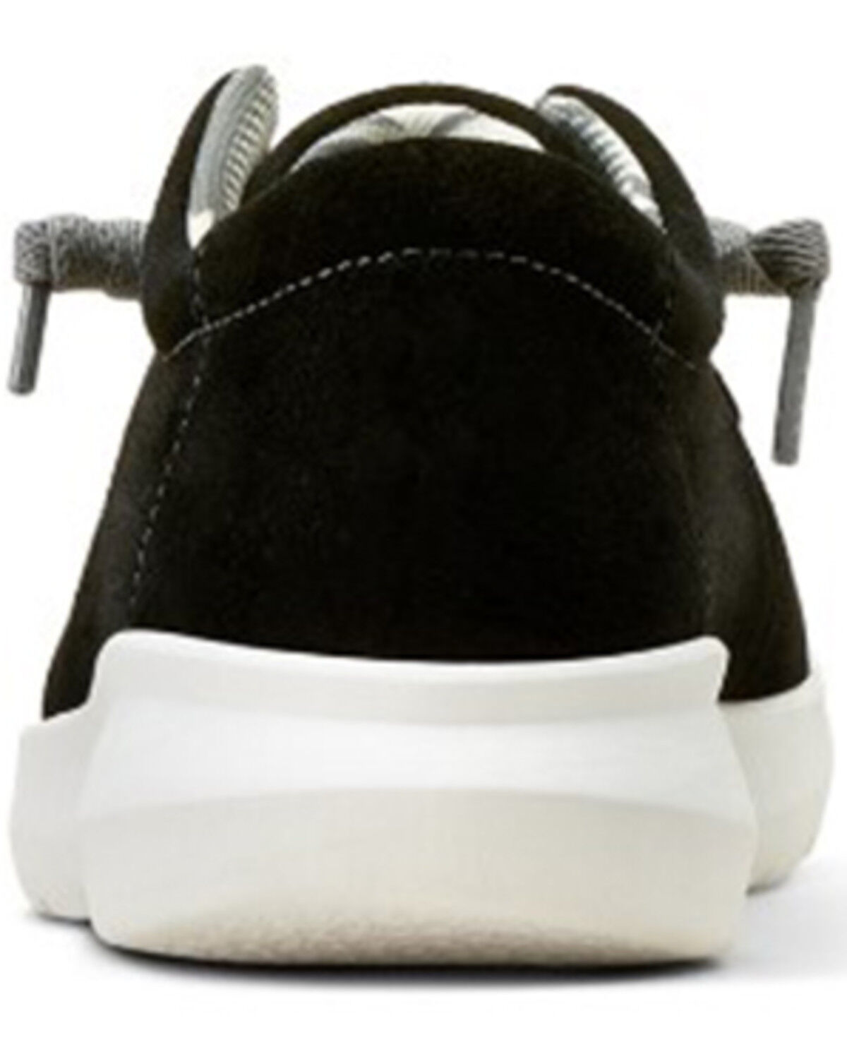 Image #3 - Ariat Men's Hilo Stretch Lace Casual Shoes - Moc Toe, Black, hi-res