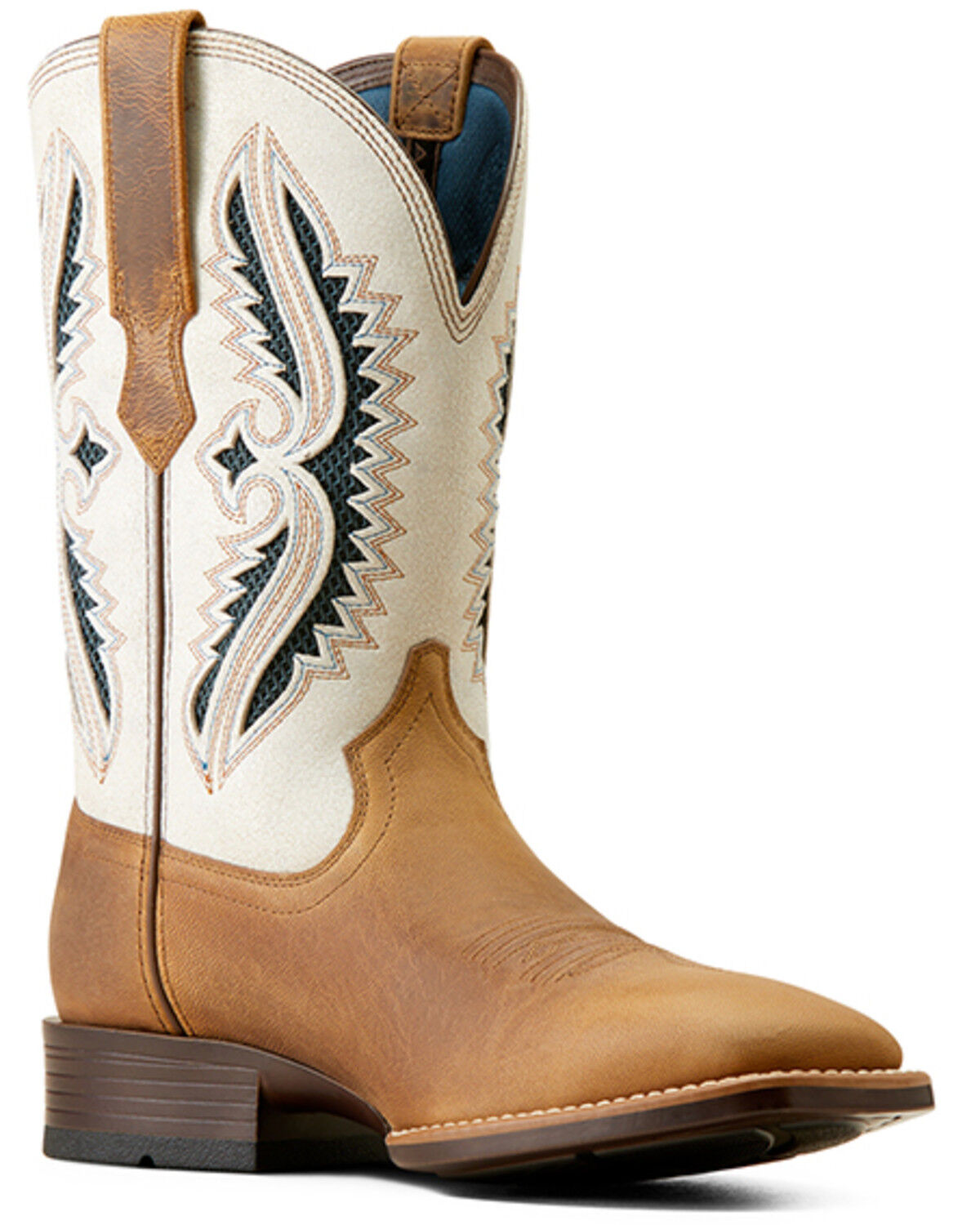 Image #1 - Ariat Men's Rowder VentTek 360° Western Boots - Broad Square Toe, Brown, hi-res
