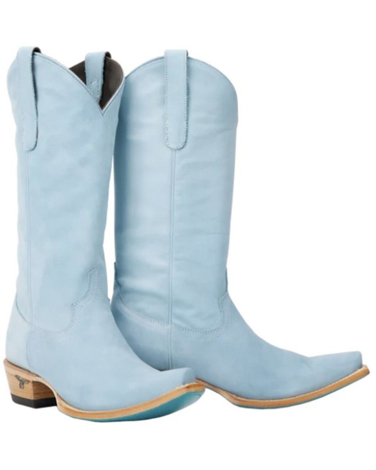 Lane Women's Emma Jane Tall Western Boots - Snip Toe, Blue, hi-res