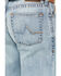Image #4 - Ariat Men's M4 Cruz Austin Light Wash Relaxed Straight Rigid Jeans - Big, Light Wash, hi-res