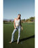 Image #1 - Idyllwind Women's Studded Fringe Faux Suede Tank Top, Ivory, hi-res