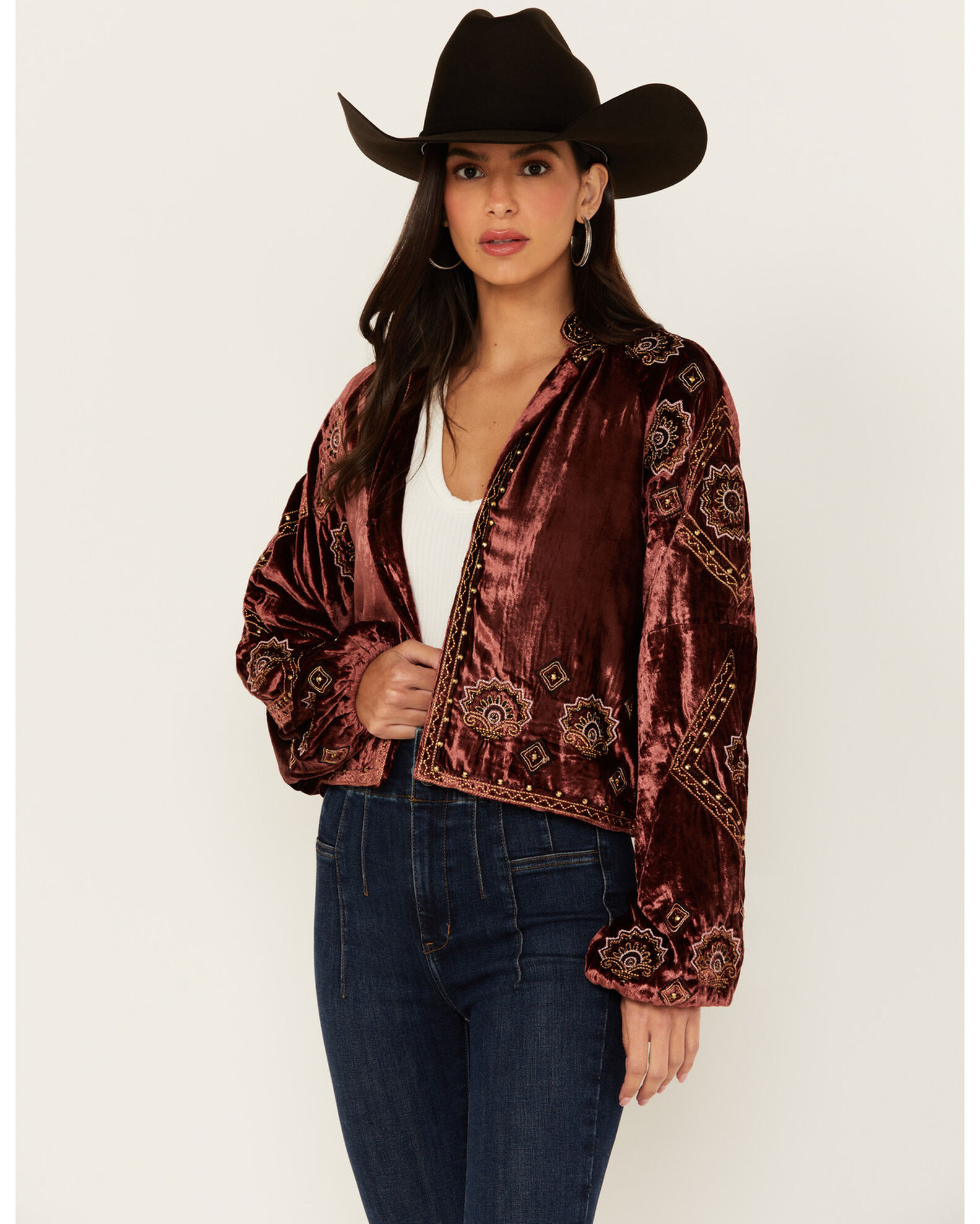 Womens beaded jackets deals