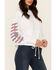 Wrangler Women's White Arm Logo Drawstring Hoodie , White, hi-res