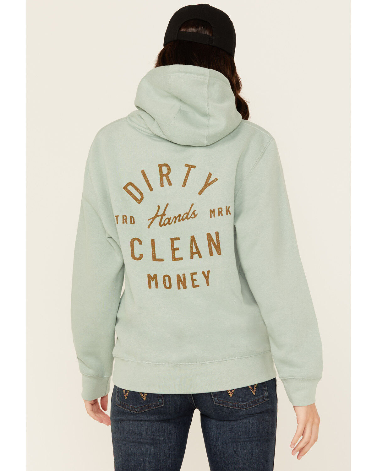 Image #4 - Troll Co Women's Juno Logo Graphic Hoodie, Blue, hi-res