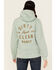 Image #4 - Troll Co Women's Juno Logo Graphic Hoodie, Blue, hi-res