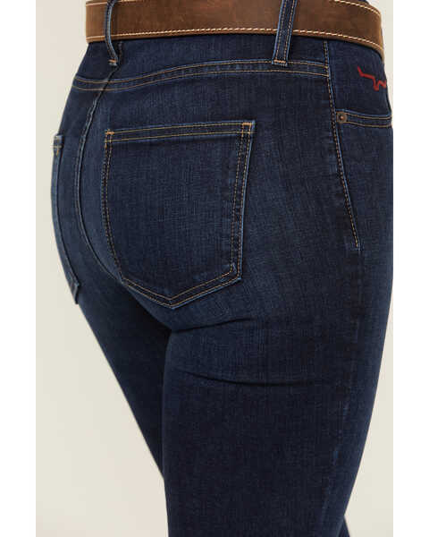 Image #4 - Kimes Ranch Women's Dark Wash Chloe Flare Bootcut Jeans , Blue, hi-res