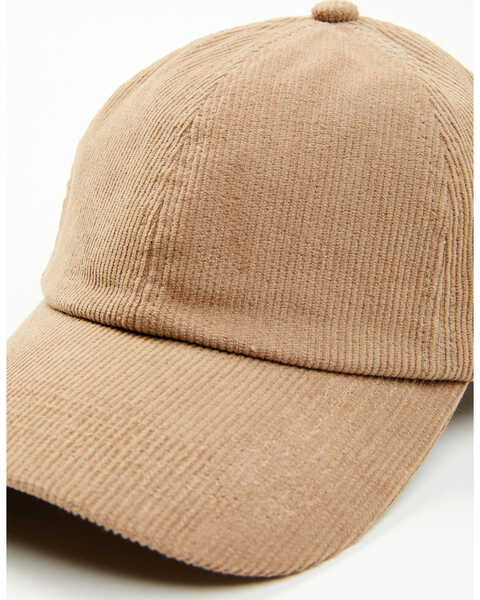 Image #2 - Cleo + Wolf Women's Solid Corduroy Ball Cap, Taupe, hi-res