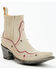 Image #1 - Old Gringo Women's Marinera Western Booties - Snip Toe, Purple, hi-res