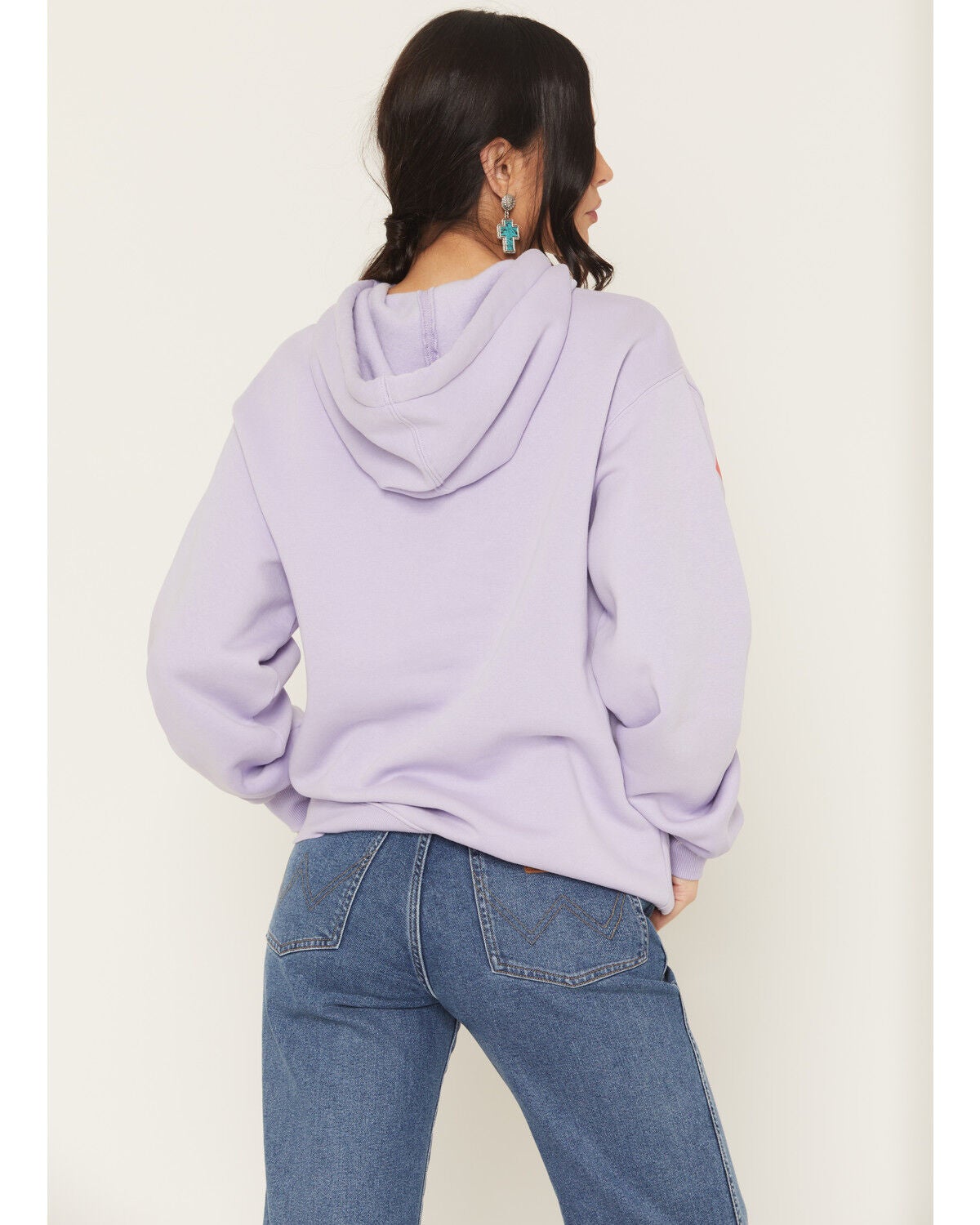 Image #4 - Wrangler Retro Women's Logo Hoodie, Purple, hi-res