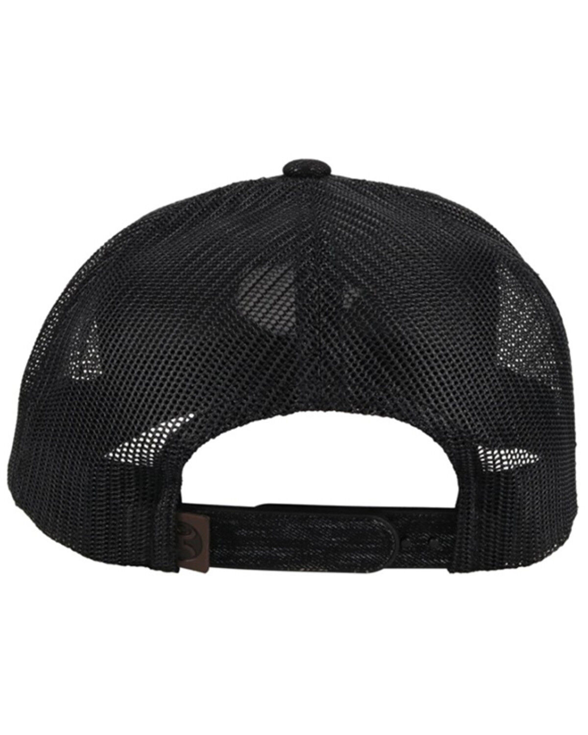Image #2 - Hooey Men's Tejas Logo Patch Trucker Cap, Black, hi-res