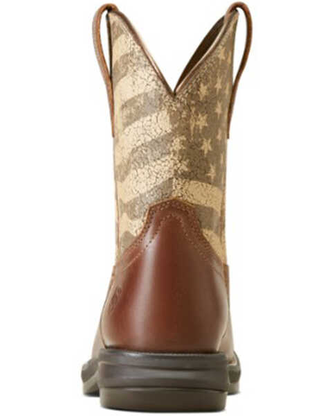 Image #3 - Ariat Women's Anthem Shortie Western Boots - Square Toe , Brown, hi-res