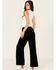 Image #3 - Dear John Women's Fiona High Rise Wide Leg Denim Jeans, Black, hi-res
