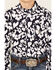 Image #3 - Cinch Boys' Floral Print Long Sleeve Button-Down Western Shirt, Navy, hi-res