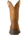 Image #3 - Ariat Men's Ridgeback Western Performance Boots - Broad Square Toe, Brown, hi-res