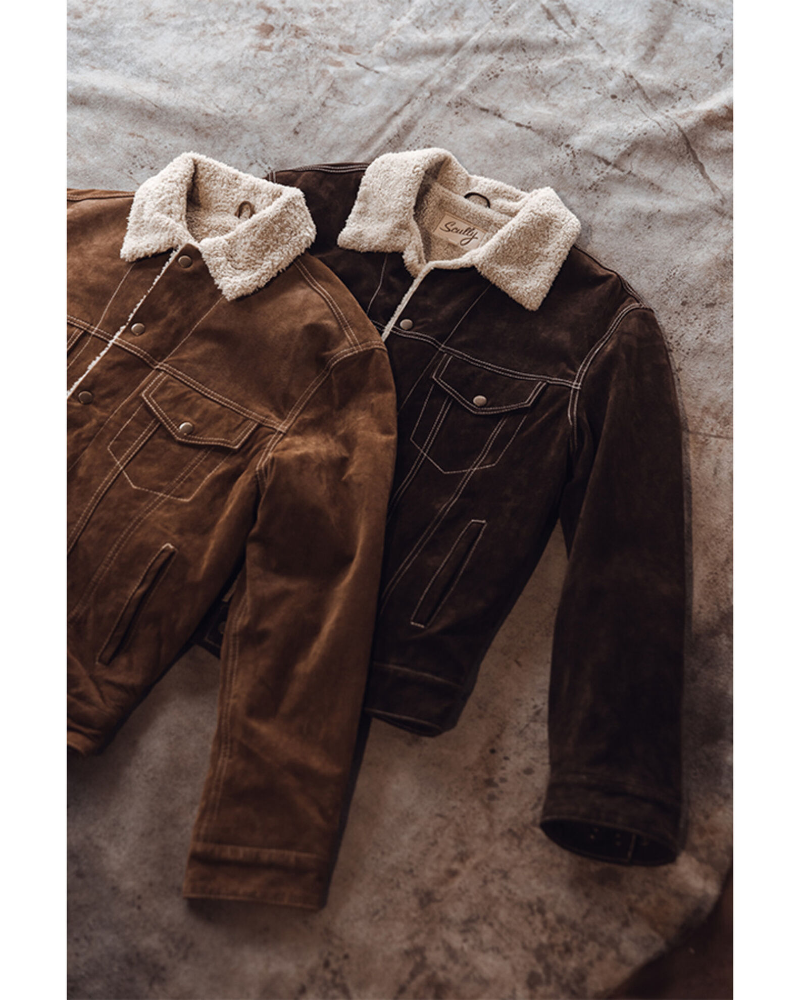Superdry merchant store suede trucker jacket online