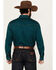 Image #4 - Wrangler Retro Men's Solid Long Sleeve Snap Western Shirt, Teal, hi-res