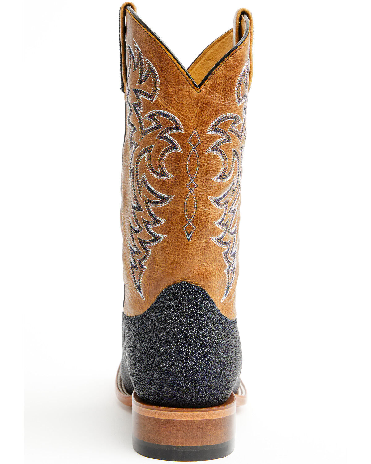 Image #5 - Cody James Men's Exotic Stingray Western Boots - Broad Square Toe, Navy, hi-res