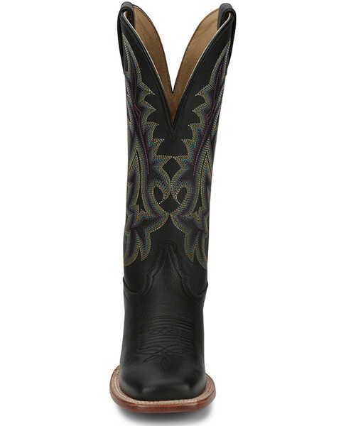 Image #4 - Tony Lama Women's Estella Western Boots - Square Toe , Black, hi-res