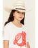 Image #2 - Kerusso Girls' Strength And Dignity Short Sleeve Graphic Tee, White, hi-res