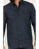 Image #3 - Moonshine Spirit Men's Townie Wallpaper Geo Print Long Sleeve Snap Western Shirt, Navy, hi-res