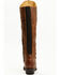 Idyllwind Women's Straight Up Orix Goat Studded Leather Tall Western Boots - Snip Toe , Brown, hi-res