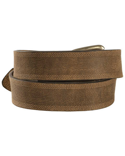 Ariat Men's Aged Bark Basic Leather Belt, Aged Bark, hi-res