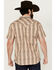 Image #4 - Moonshine Spirit Men's Victory Paisley Striped Short Sleeve Snap Western Shirt , Cream, hi-res
