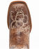 Shyanne Women's Lasy Floral Embroidered Western Boots - Broad Square Toe, Brown, hi-res