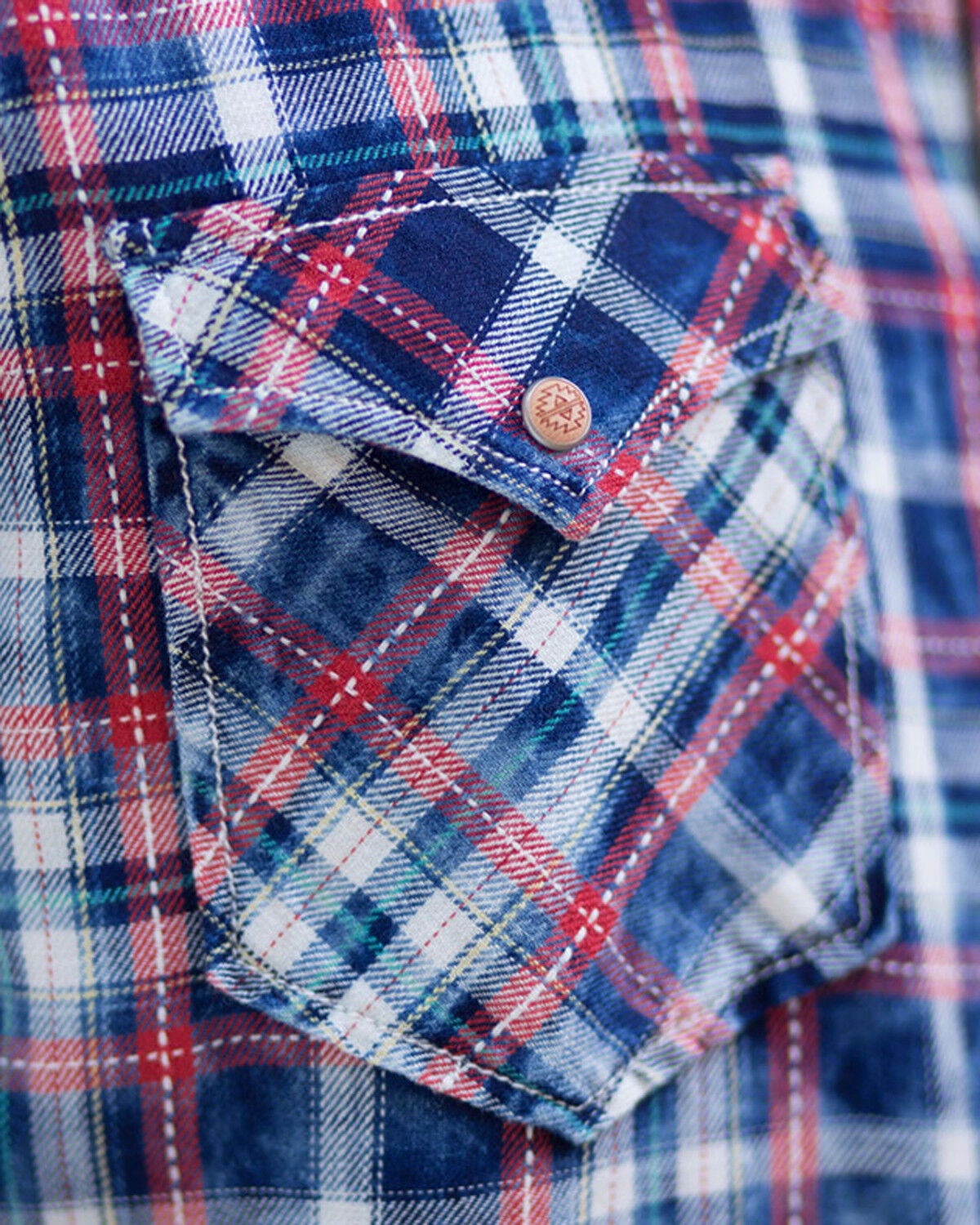 Ryan Michael Men's Red Stripe Plaid 