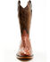Image #4 - Tony Lama Men's Kenway Exotic Ostrich Western Boots - Round Toe, Cognac, hi-res