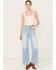 Image #1 - Rolla's Women's Light Wash High Rise Sailor Jeans, Light Blue, hi-res