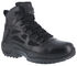 Image #1 - Reebok Men's Stealth 6" Lace-Up Waterproof Side Zip Work Boots - Soft Toe, Black, hi-res