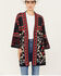 Johnny Was Women's Rahi Kimono, Navy, hi-res