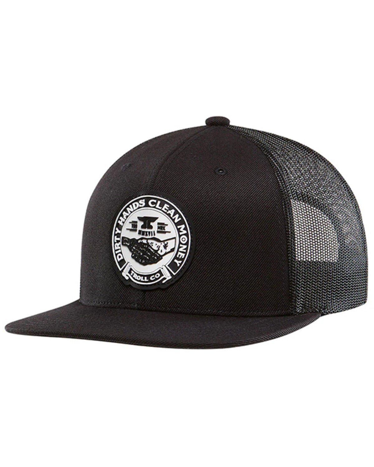 Troll Co Men's Haggler Logo Patch Ball Cap, Black, hi-res