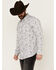 Image #2 - Moonshine Spirit Men's Empire Paisley Print Long Sleeve Snap Western Shirt, White, hi-res