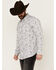 Image #2 - Moonshine Spirit Men's Empire Paisley Print Long Sleeve Snap Western Shirt , White, hi-res