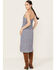 Image #4 - Beyond The Radar Women's Paisley Print Mini Dress, Blue, hi-res