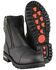 Image #5 - Milwaukee Leather Women's Super-Clean Double Sided Zipper Entry Boots - Round Toe, Black, hi-res