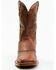 Image #7 - Dan Post Men's Embroidered Western Performance Boots - Broad Square Toe , Medium Brown, hi-res