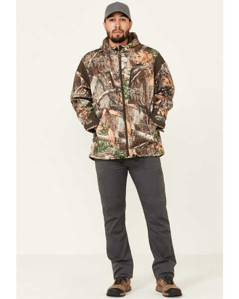 Image #2 - ATG by Wrangler Men's All-Terrain Camo Zip-Front Hooded Softshell Jacket, Camouflage, hi-res