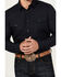 Image #3 - Gibson Trading Co Men's Southside Long Sleeve Snap Western Shirt, Navy, hi-res