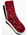 Image #2 - Shyanne Women's Libby Paisley Crew Socks - 3-Pack, Cream, hi-res