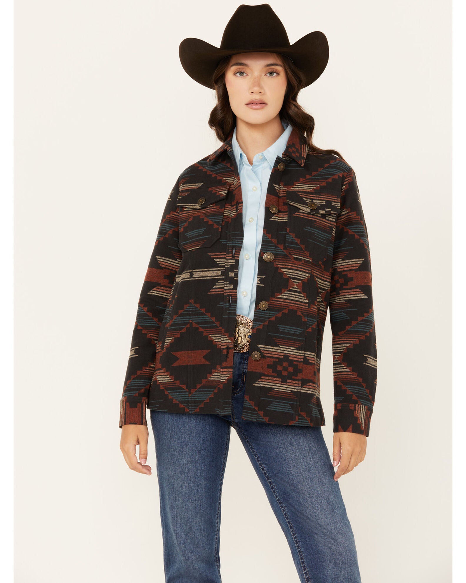 Product Name Shyanne Women's Southwestern Print Shacket