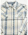 Image #2 - Cody James Toddler Boys' Western Wind Plaid Print Long Sleeve Snap Western Shirt, Cream, hi-res