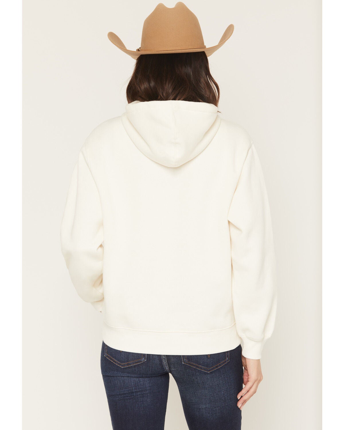 Image #4 - Wrangler Retro Women's Iridescent Logo Hoodie, White, hi-res