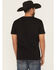 Image #4 - RANK 45&reg; Men's Bronc Lightning Short Sleeve Graphic T-Shirt, Black, hi-res