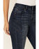Image #2 - Grace in LA Women's Pleated Super Flare Leg Jeans, Medium Blue, hi-res