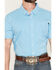 Image #3 - Rock & Roll Denim Men's Tek Core tripe Print Short Sleeve Button-Down Stretch Western Shirt, Blue, hi-res