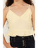 Image #3 - Fornia Girls' Peplum Tank, Yellow, hi-res