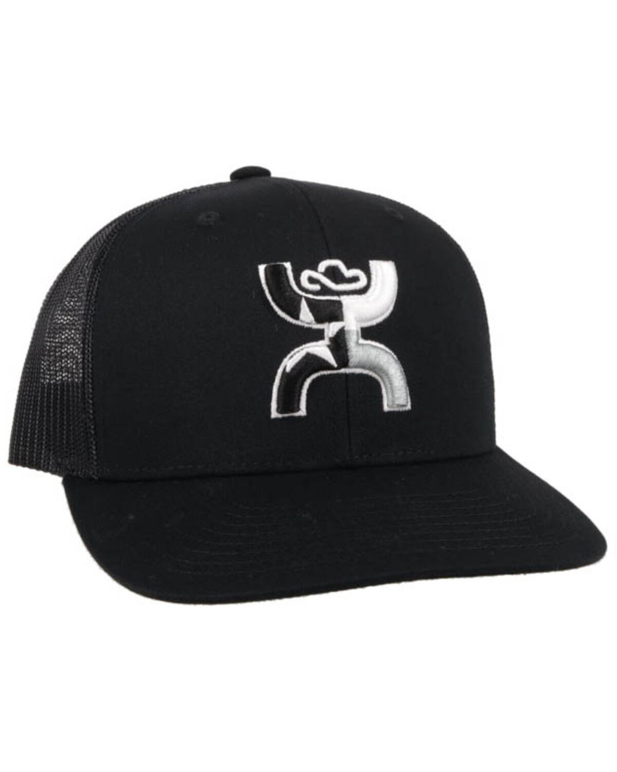 Image #6 - Hooey Men's Texican Logo Trucker Cap, Black, hi-res